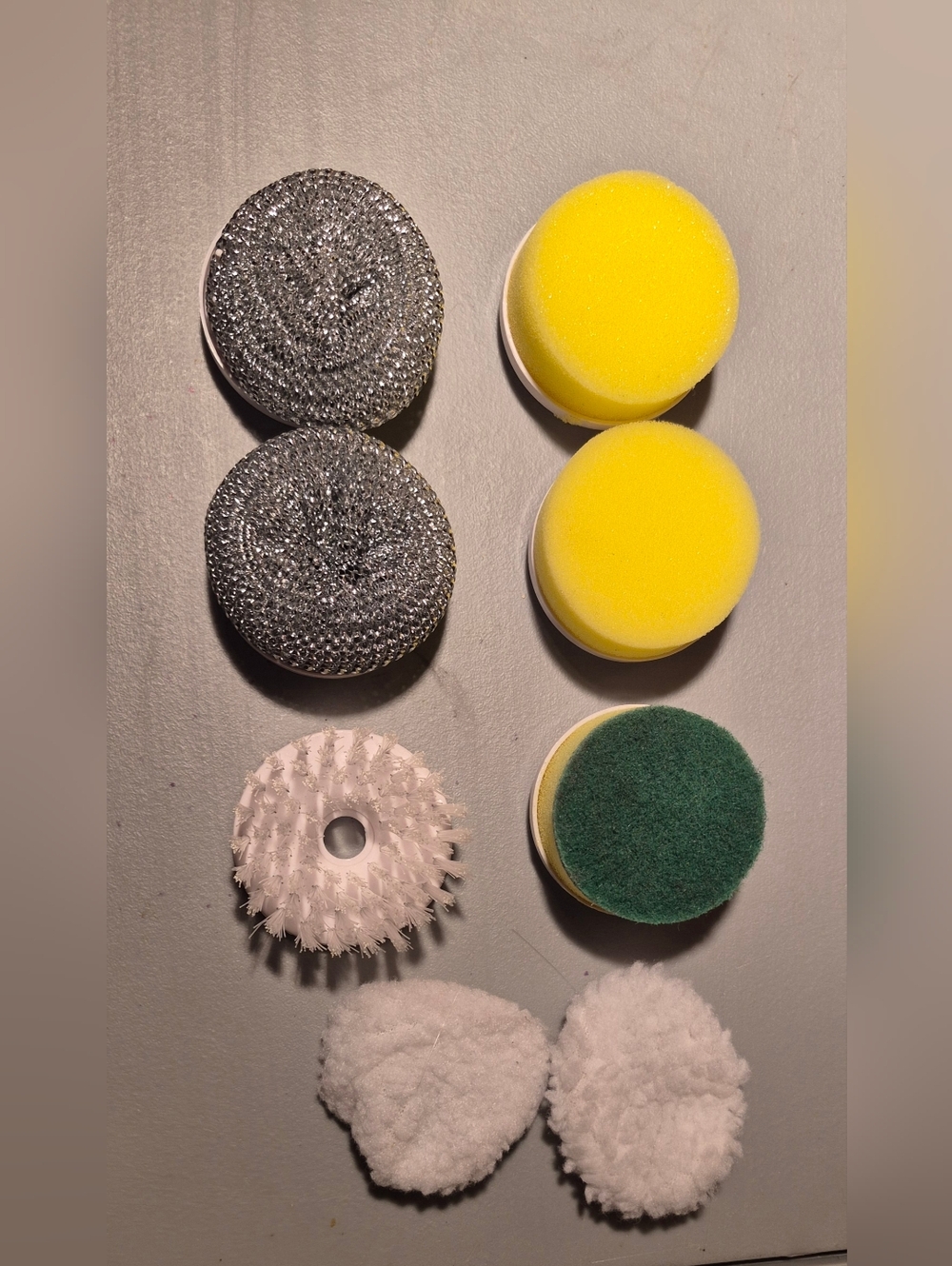 Set of Replacement Scrubbing & Polishing Pads - For Spin Brush